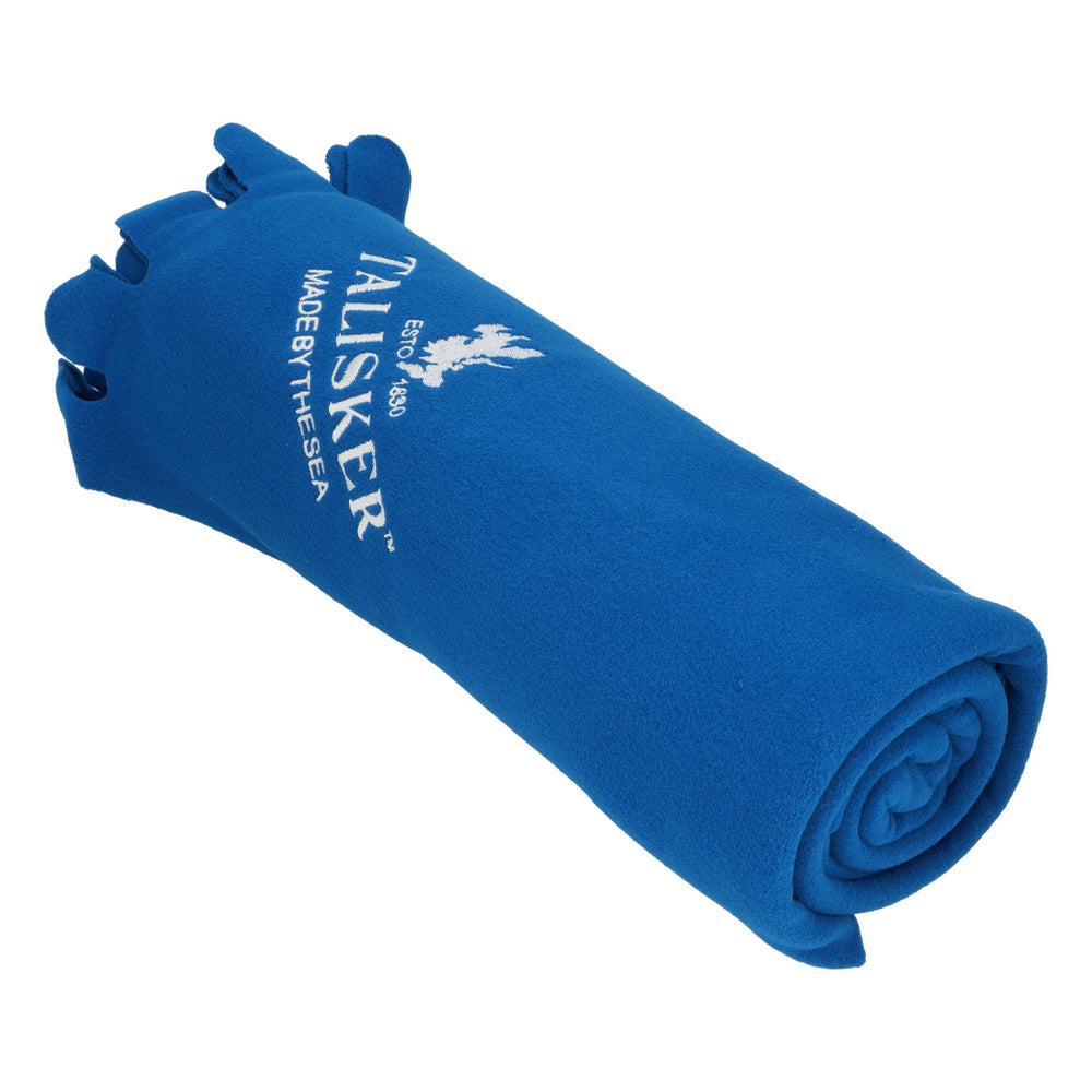 Talisker Whisky Blanket Picnic Blanket Fleece Blanket Outdoor Blanket Blue