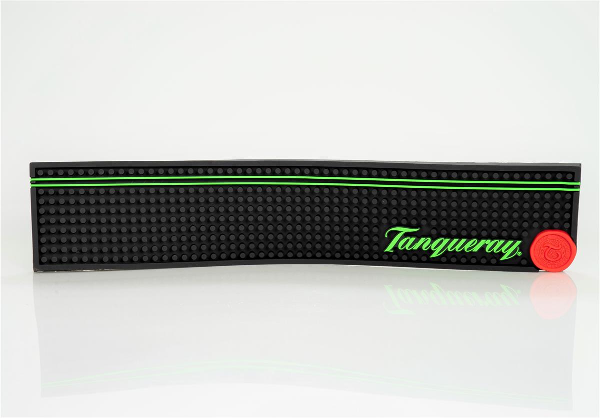 Tanqueray Gin Bar Mat Drip Mat Bar Accessories Green-Black Logo on the Outside