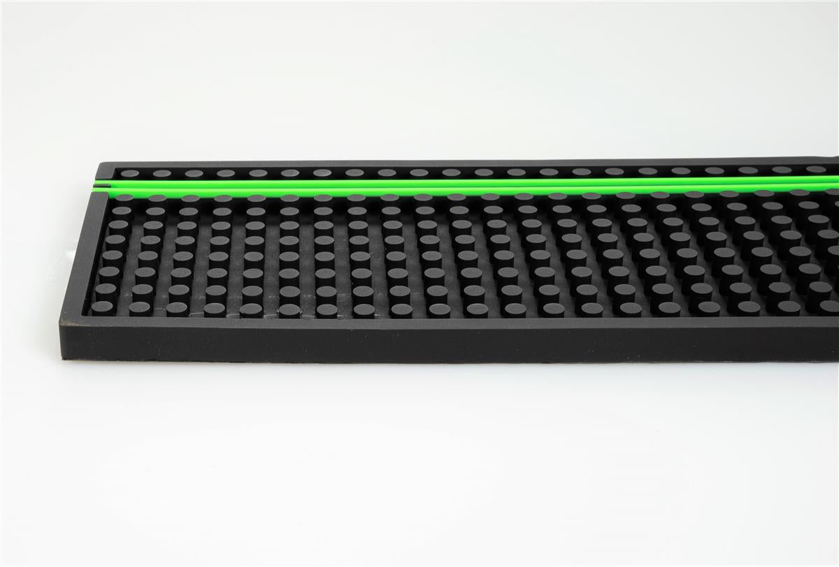 Tanqueray Gin Bar Mat Drip Mat Bar Accessories Green-Black Logo on the Outside – View 3