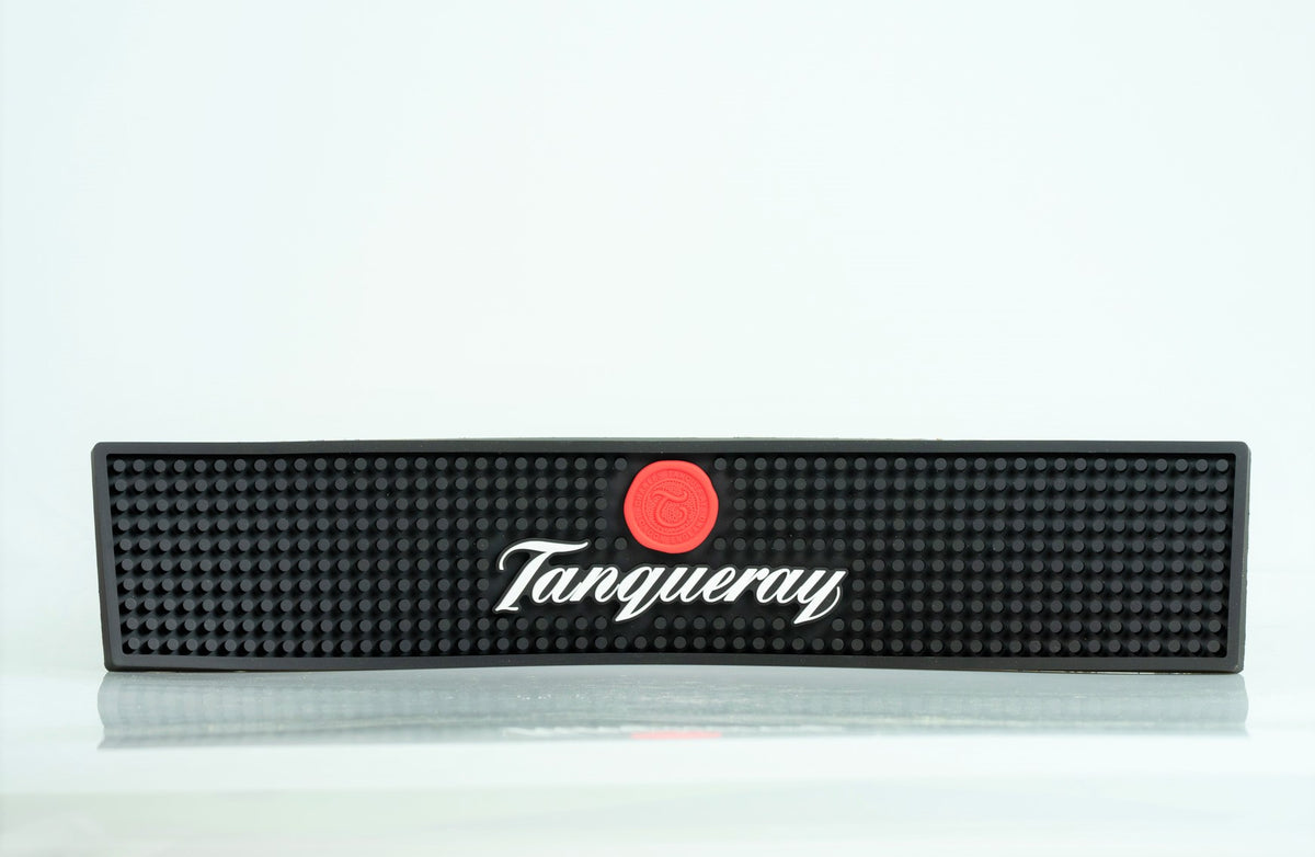 Tanqueray Gin Bar Mat New OVP Decorative Bar Black Drain Mat Glass Mats Rubber