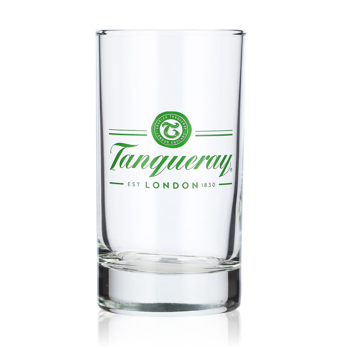 Tanqueray Gin Glass, 0.15 L Tumbler, Logo, Light Green, Whiskey Glass, Old Fashioned, Lowball