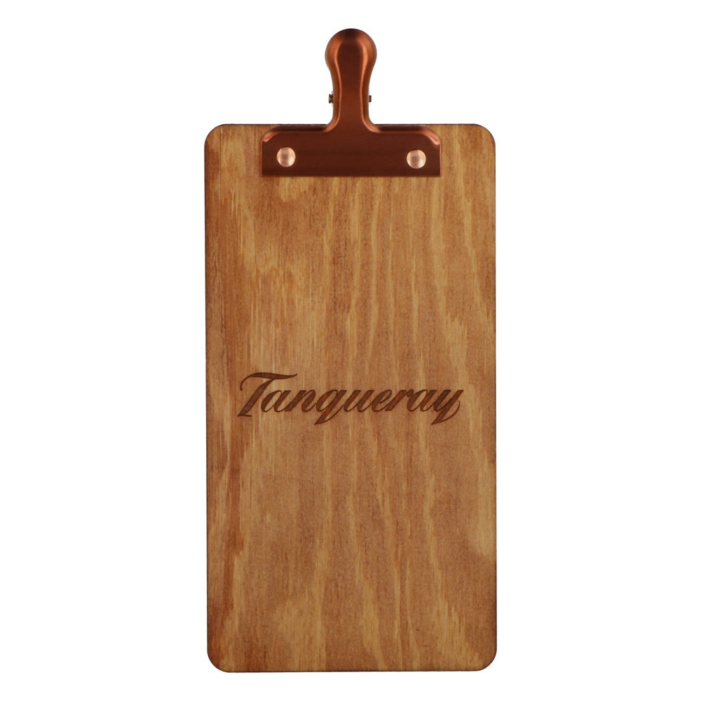 Tanqueray Gin Menu Holder Clipboard Menu Card Holder Wood