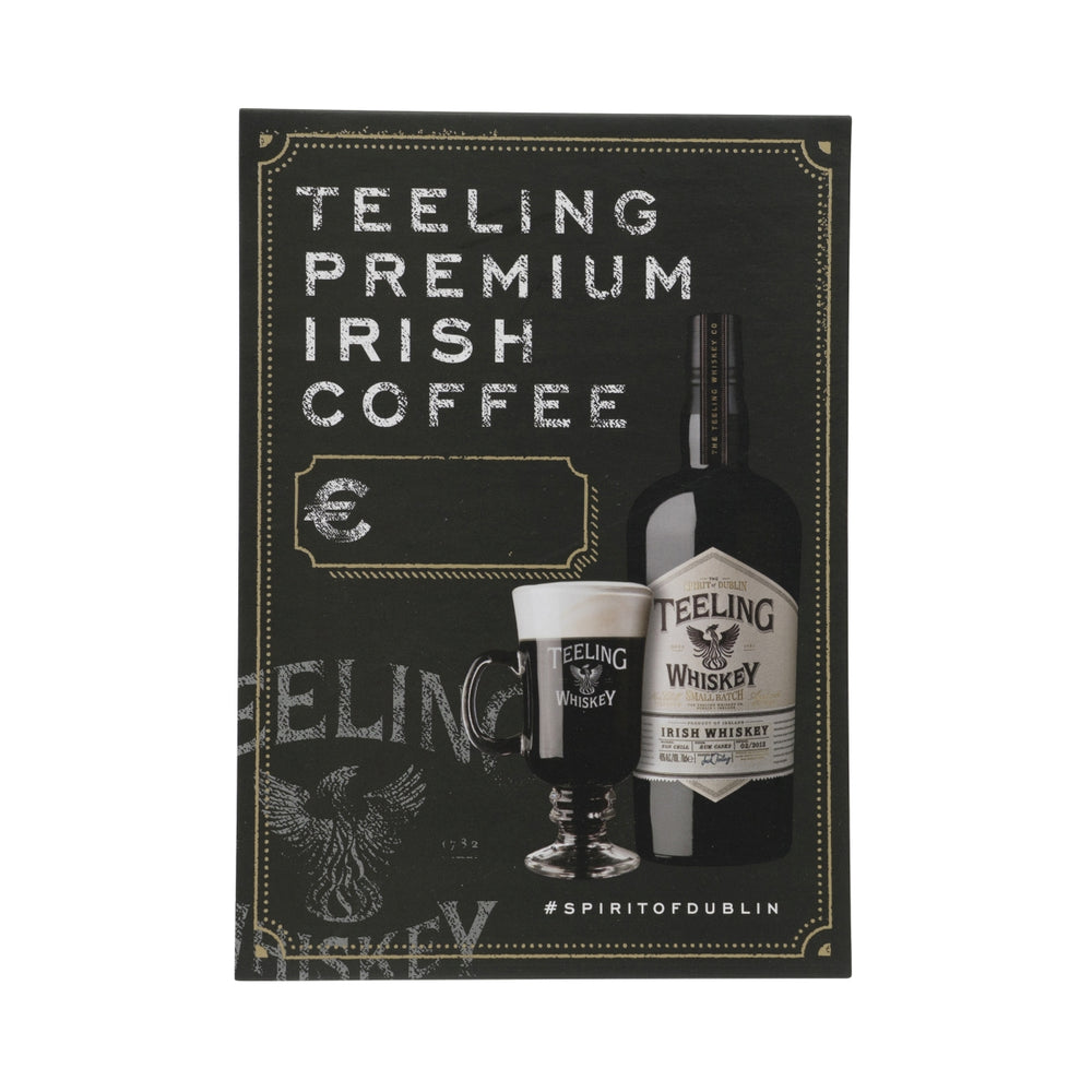 Teeling Whiskey Table Display A5 Irish Coffee Advertising Board Decoration Gastro Bar UK