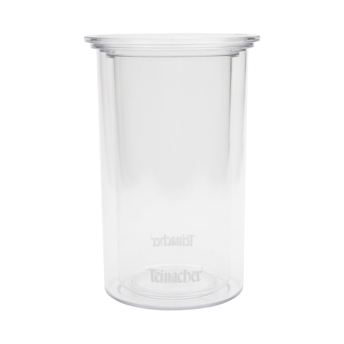 Teinacher Water Bottle Cooler Ice Cube Container Conference 1 Bottle Transparent