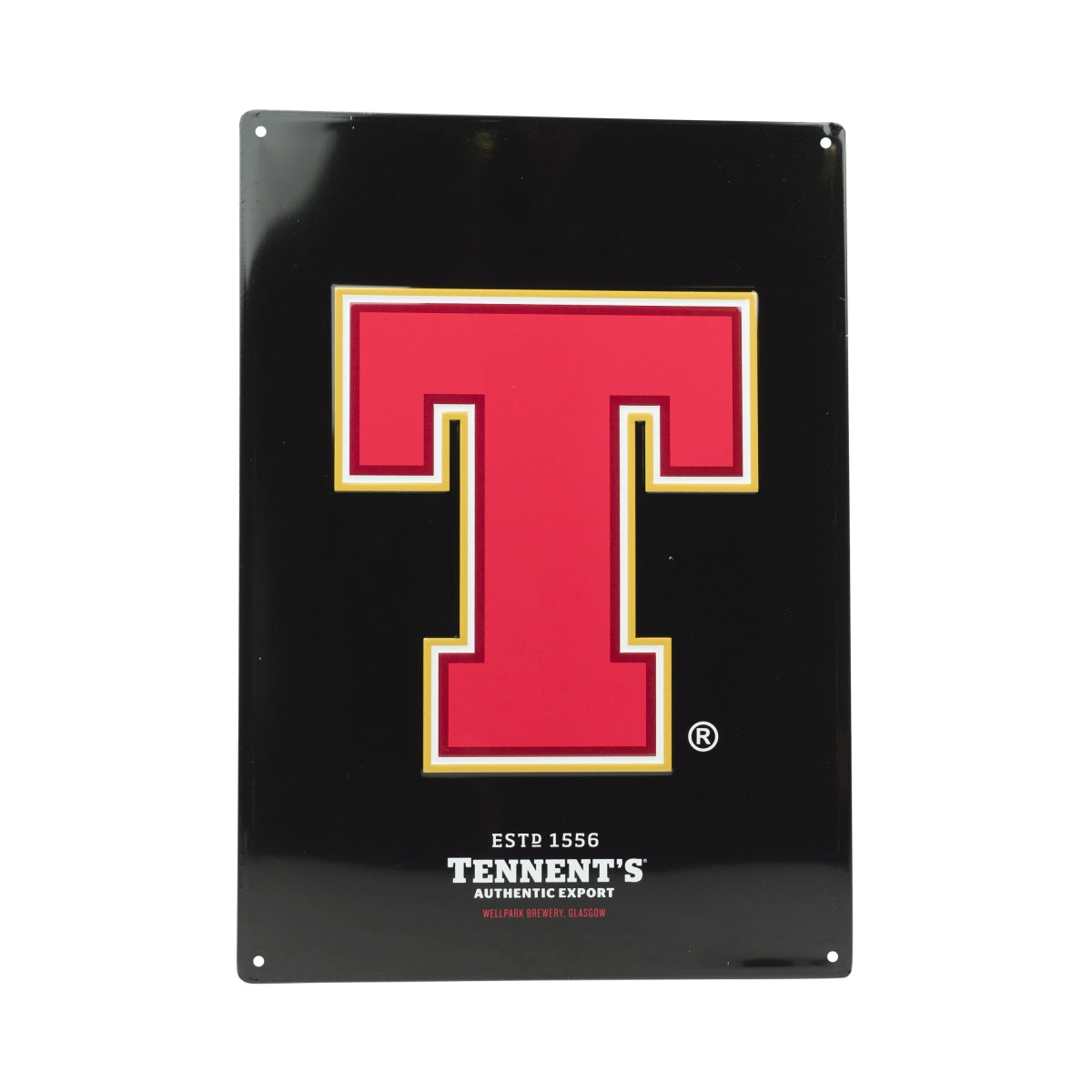 Tennent's Beer Tin Sign 42x30cm Authentic Export Advertising Sign Wall Bar Decoration