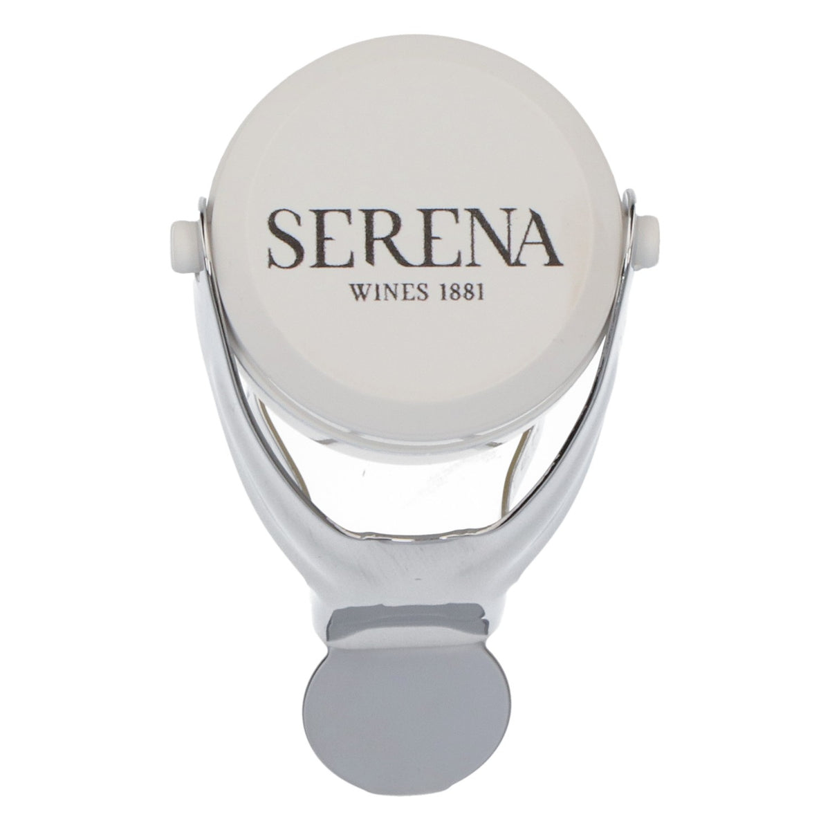 Terra Serena Champagne Metal Bottle Stopper Lid Sealer White