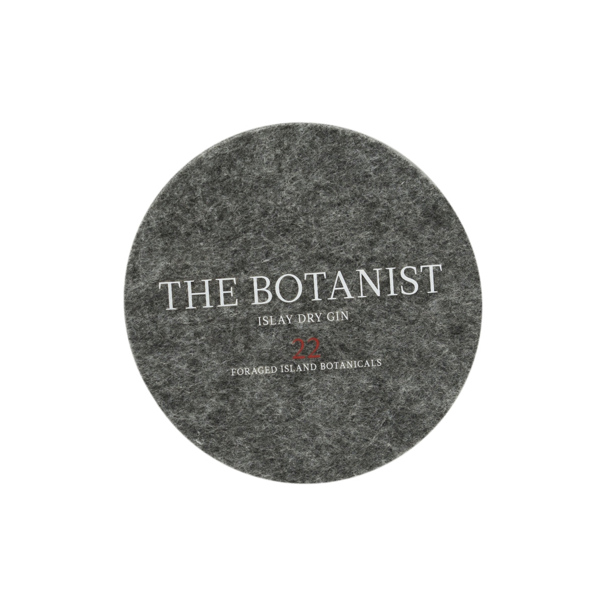 The Botanist Gin Coaster for Glasses, Felt, Gray, 10 cm, Beer Coaster, Table – View 2