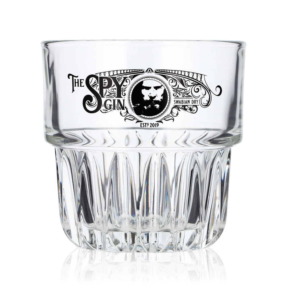 The Spy Gin Glass 0.37 L Tumbler, Whiskey Glass, Old Fashioned, Lowball, Copa, Tonic