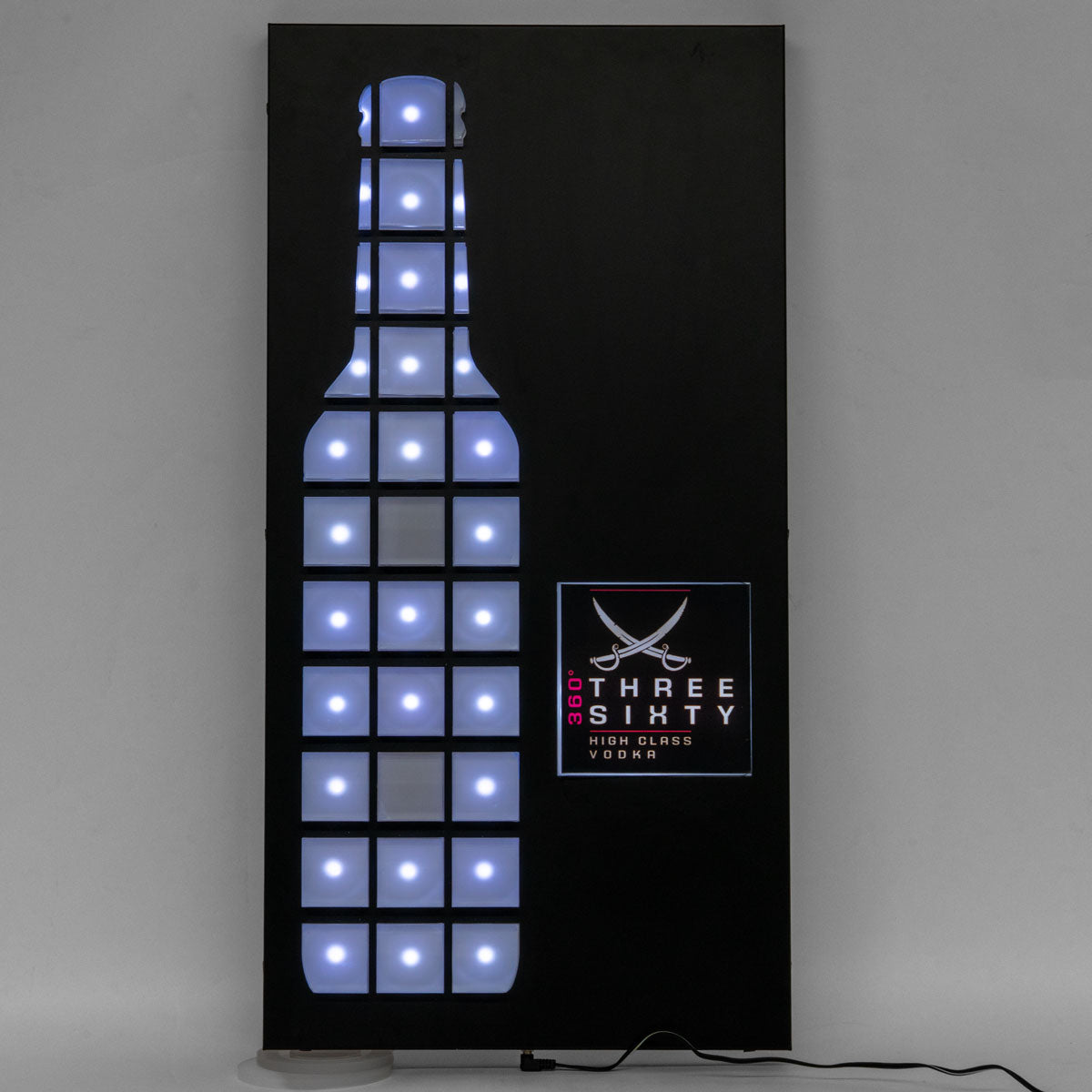 Three Sixty Neon Sign Luminated LED Wall Sign Bar Decoration Merch B-WARE