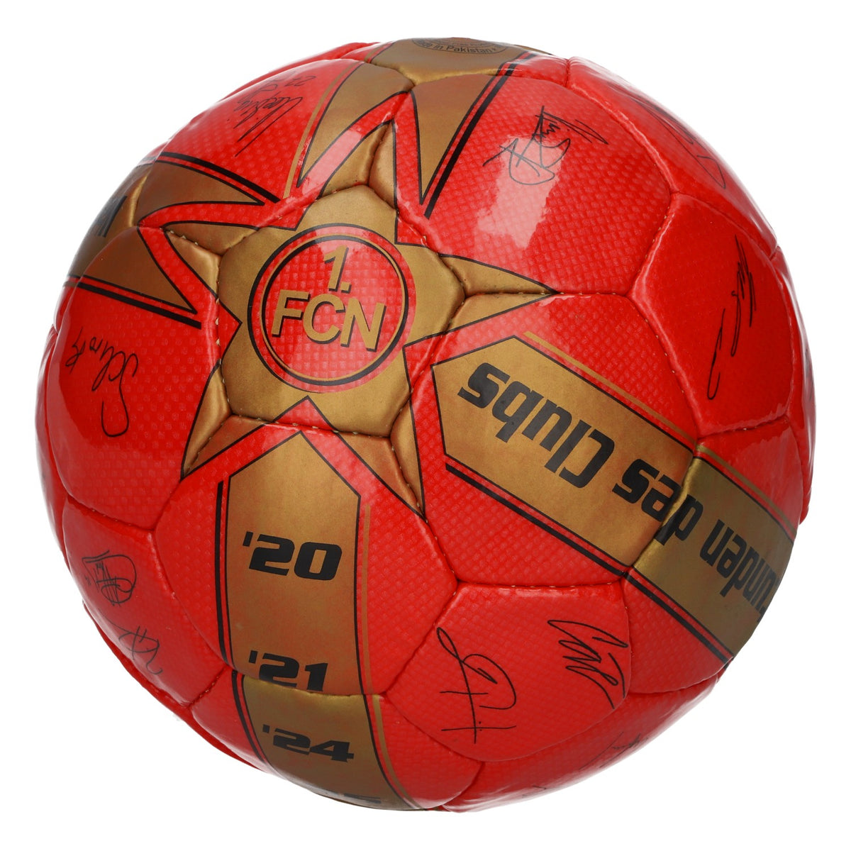 Tucher 1. FCN Soccer "True Friends" Player Autographs, Red, Collectible Item – View 3