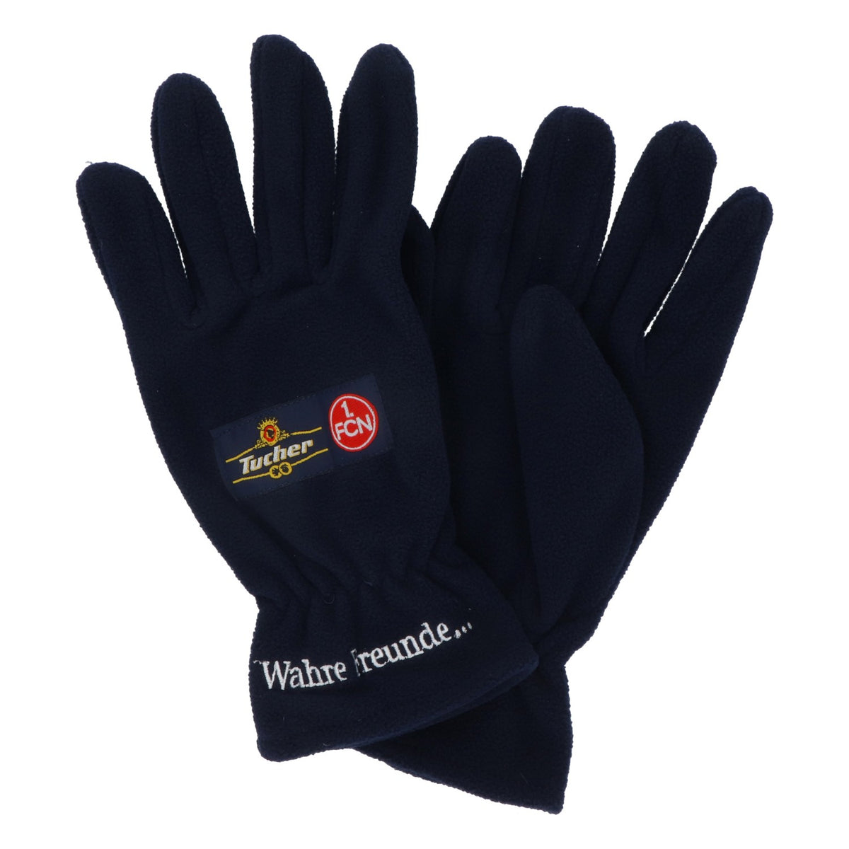 Tucher Beer Gloves 1.FCN Soccer One Size Logo Print