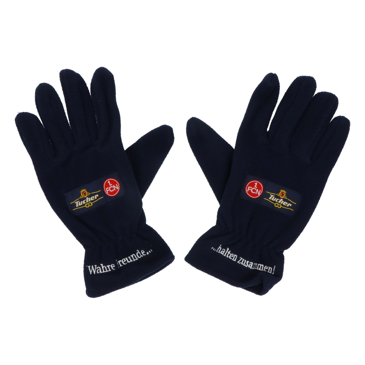 Tucher Beer Gloves 1.FCN Soccer One Size Logo Print – View 2