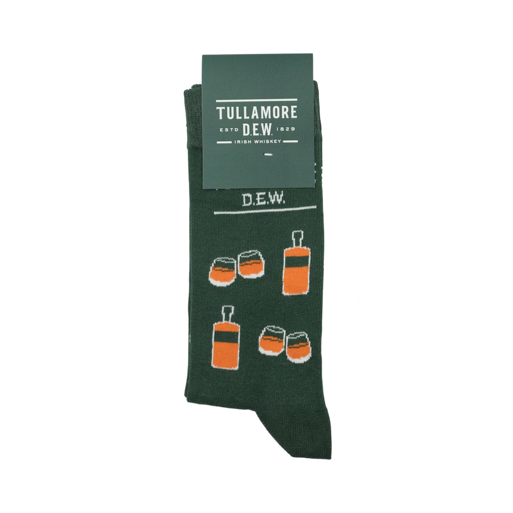 Tullamore Dew Socks Socks Stockings Embroidery Unisex Size 42-46 Crew Cuddly