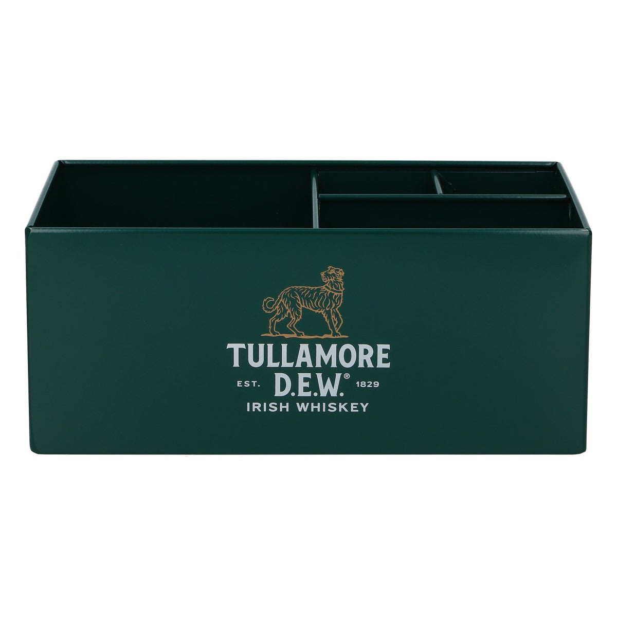 Tullamore Dew Whiskey Barcaddy 25.5 x 15 x 10.5 cm, new, metal, green – View 2