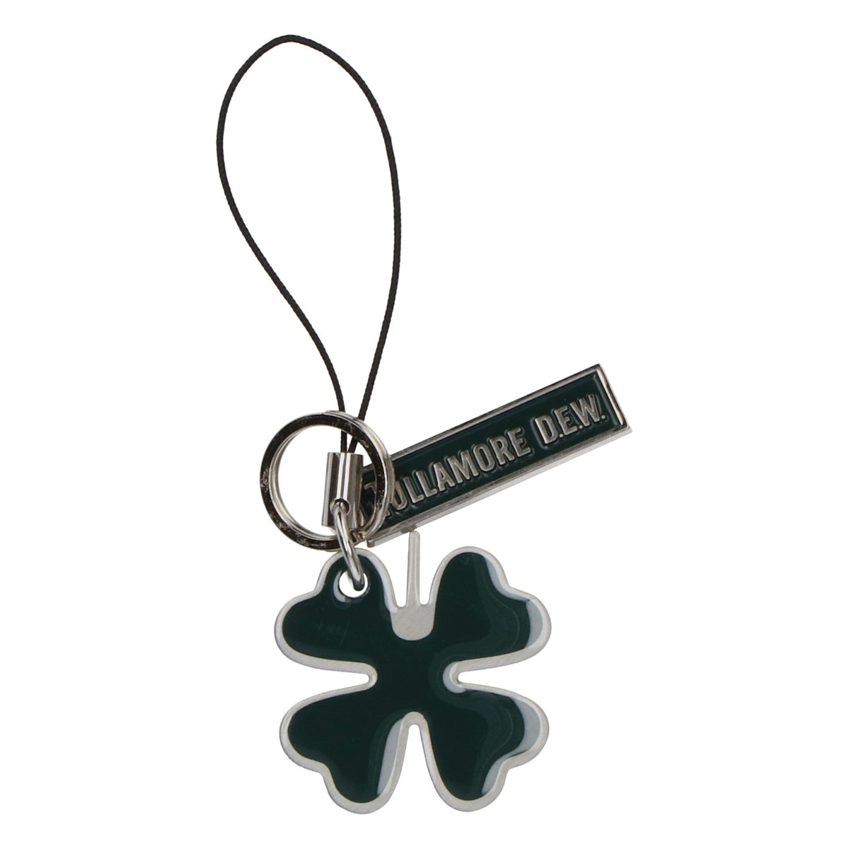 Tullamore Dew Whiskey Cloverleaf Keychain