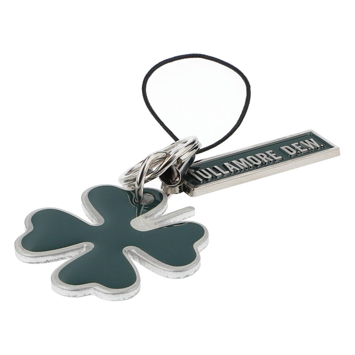 Tullamore Dew Whiskey Cloverleaf Keychain – View 2