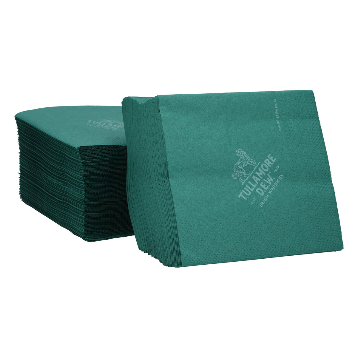 Tullamore Dew Whiskey Napkins, New, Paper, Green