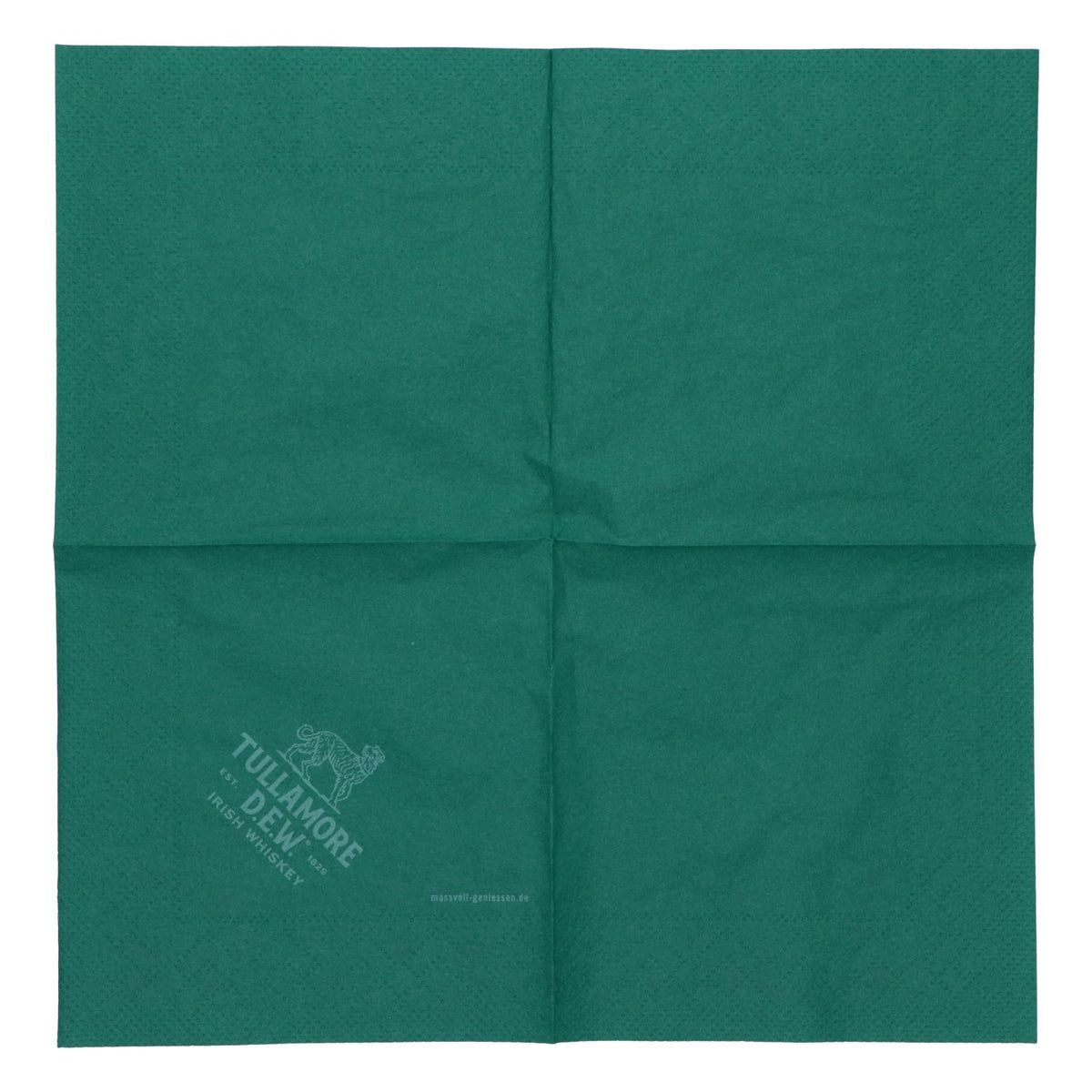 Tullamore Dew Whiskey Napkins, New, Paper, Green – View 3