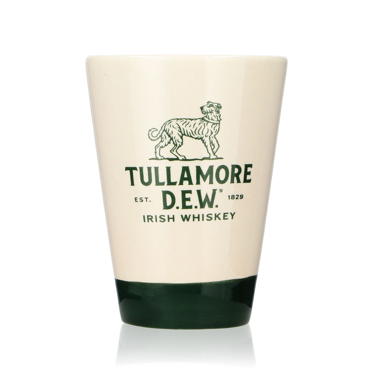 Tullamore Dew Whiskey Glass Shot Glass Stamper Stoneware Tonglass 0.09l