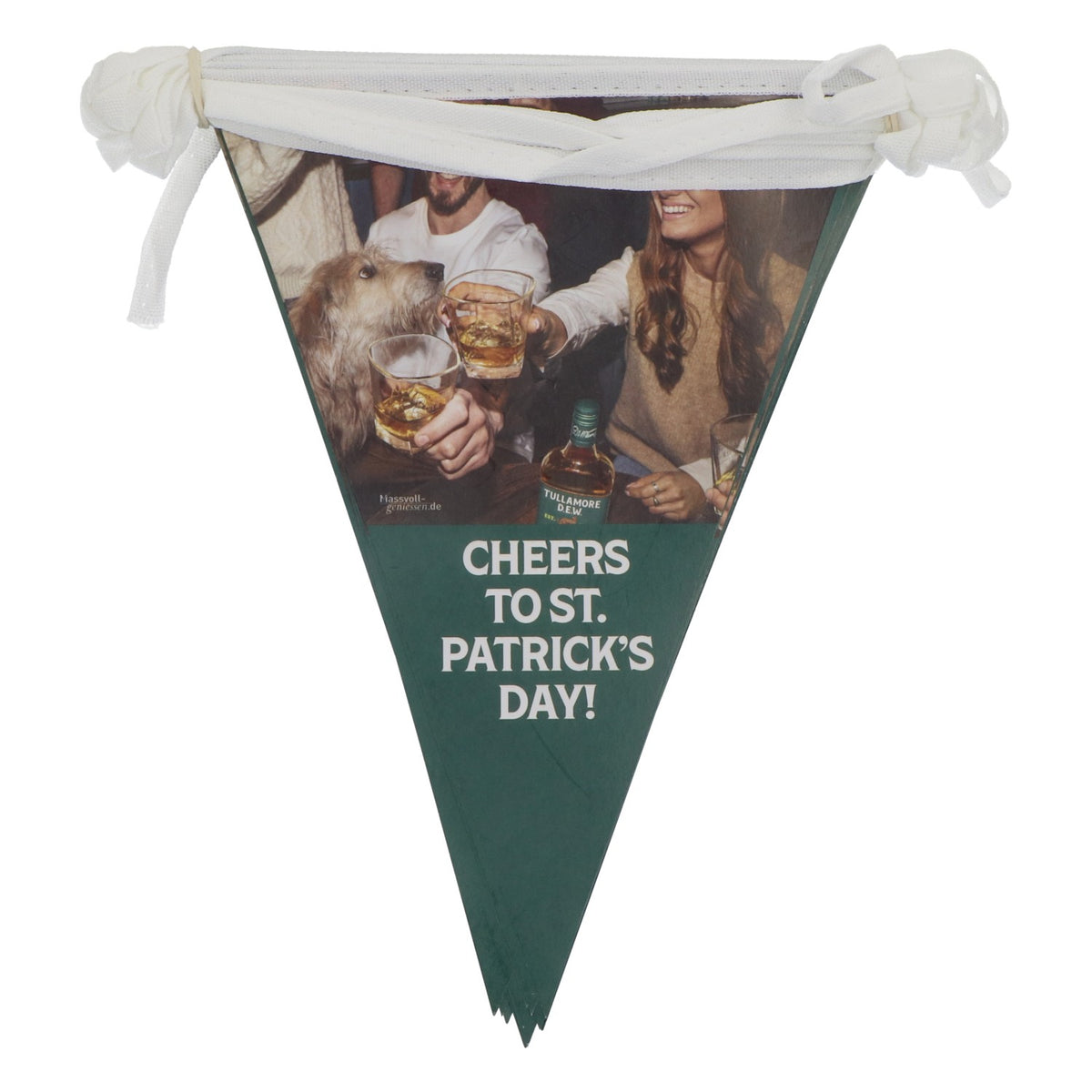 Tullamore Dew Whiskey Party Garland Party Chain Pennant Chain Green – View 2