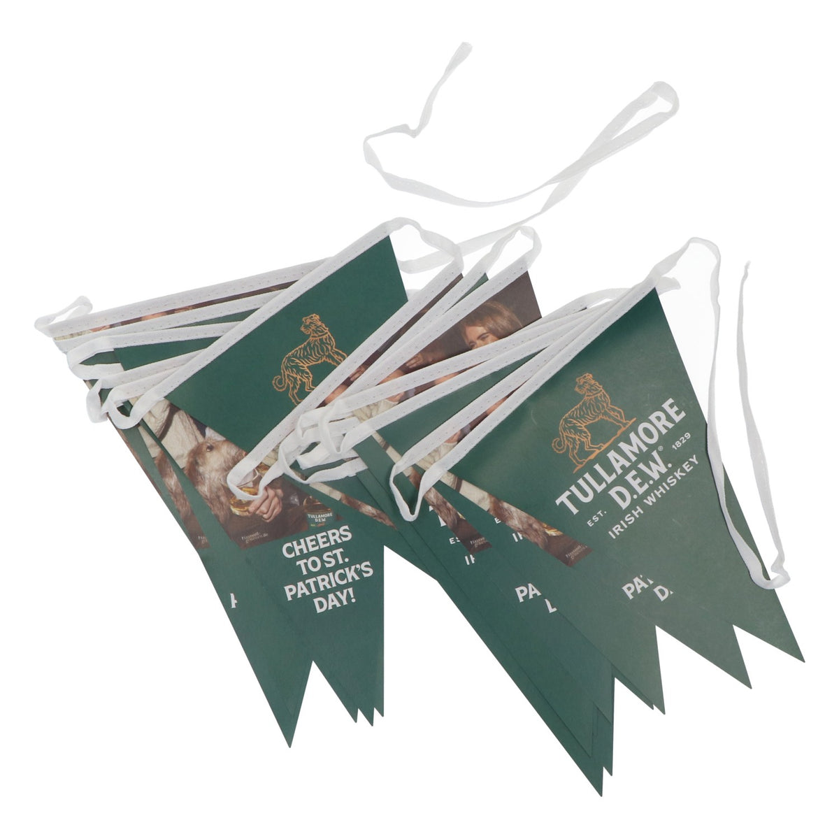 Tullamore Dew Whiskey Party Garland Party Chain Pennant Chain Green – View 3