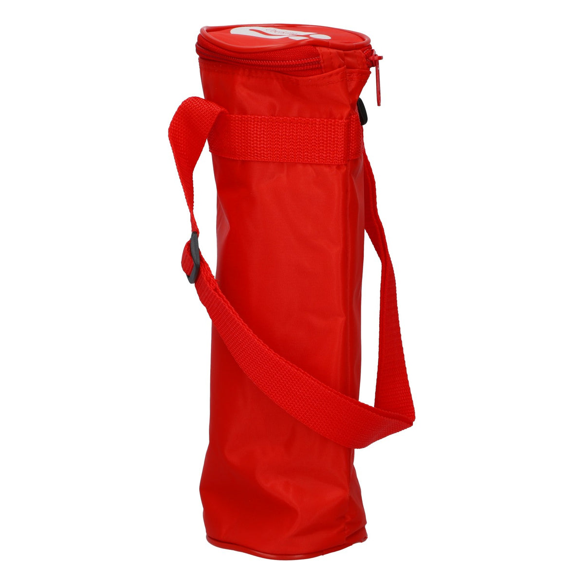 Überkinger Red Bottle Cooler: Insulated Thermal Bag with Zipper and Strap – View 3