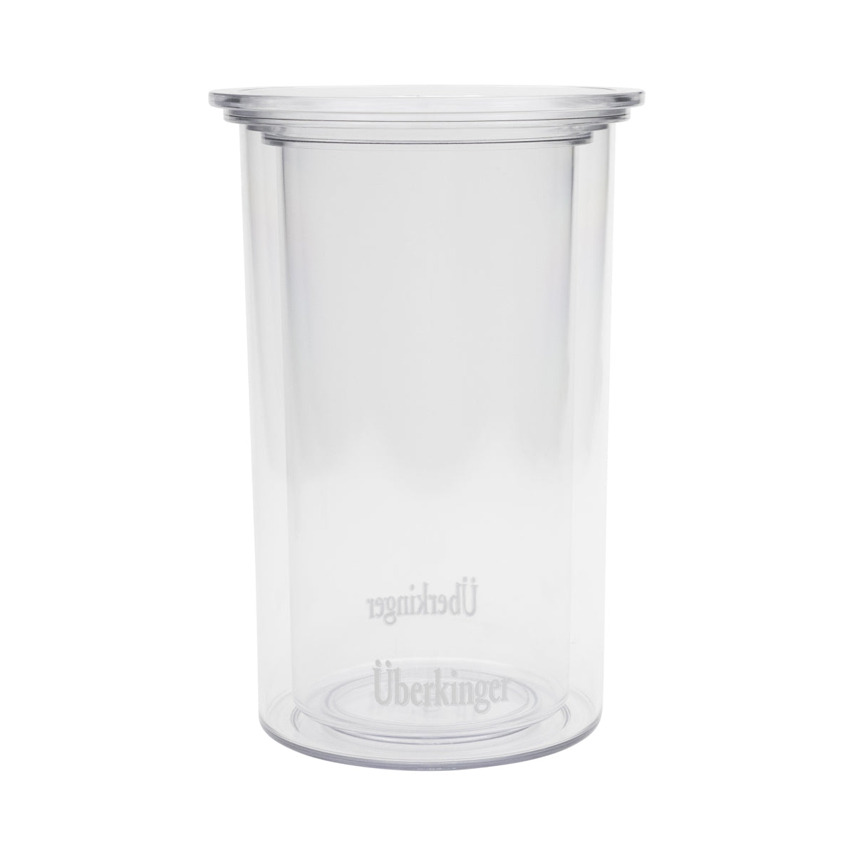 Überkinger water bottle cooler ice cube container conference 1 bottle transparent