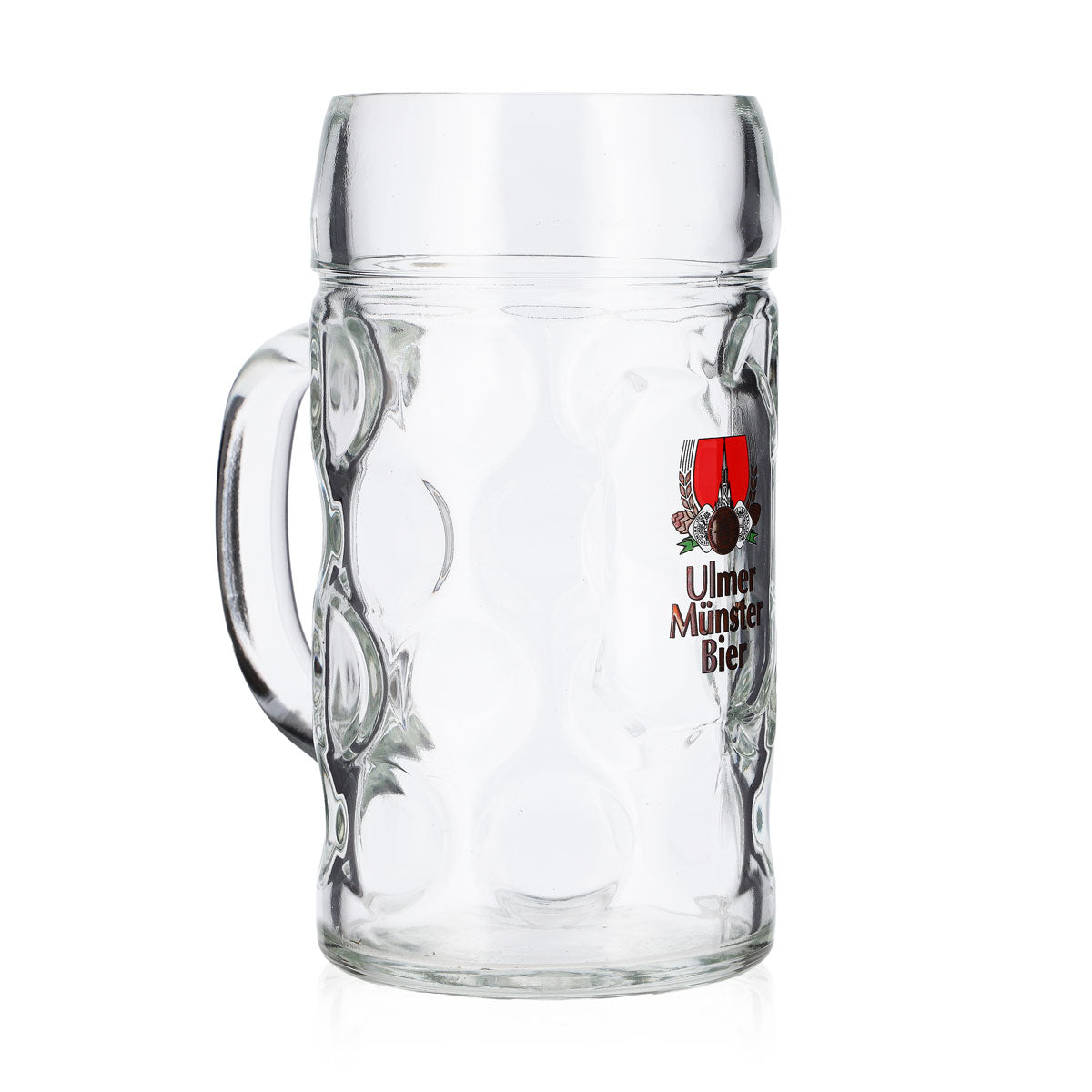 Ulm Minster Beer Mug, 1-liter, Calibrated, Dimpled Finish, Beer Stein, Commercial Use – View 4
