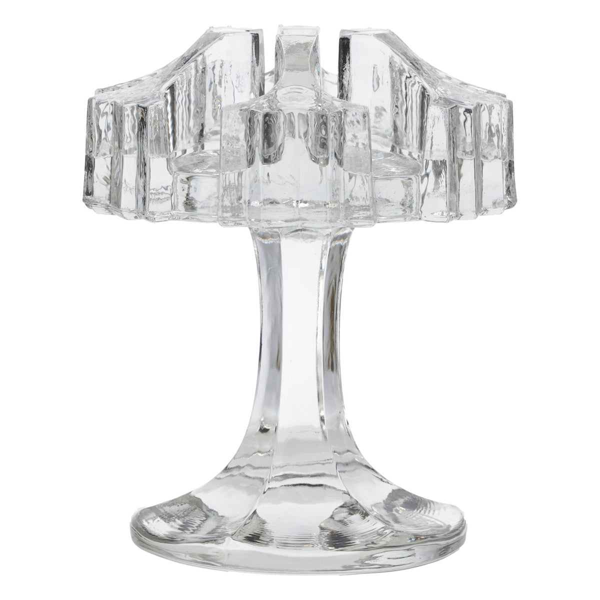 Underberg liqueur glass stand, set of 6 lead crystal bottle holders, "Printed in Italy" – View 2