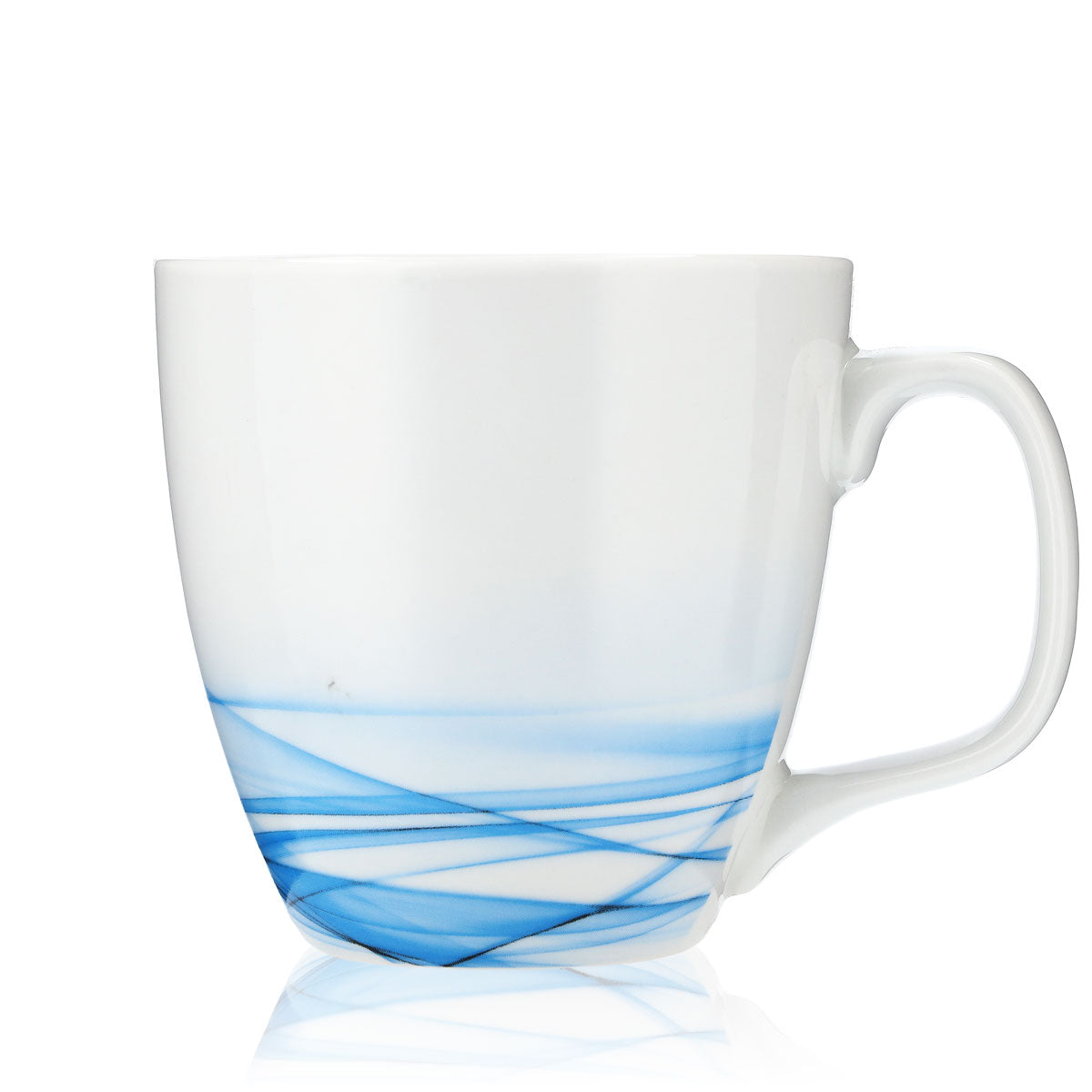 Unilever Mug Coffee Mug Porcelain Glass 0.4l Cup White/Blue