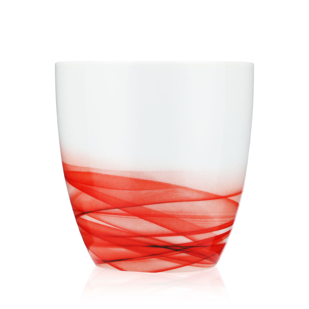 Unilever Mug Coffee Mug Porcelain Glass 0.4l Cup White/Red – View 3