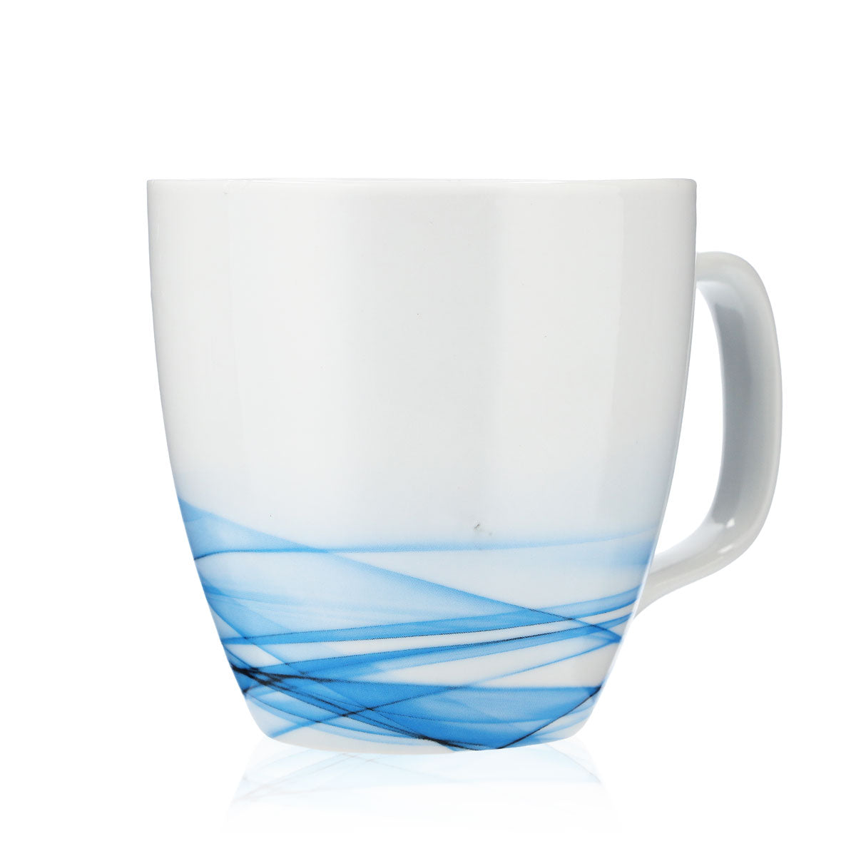 Unilever Mug Coffee Mug Porcelain Glass 0.4l Cup White/Blue – View 2
