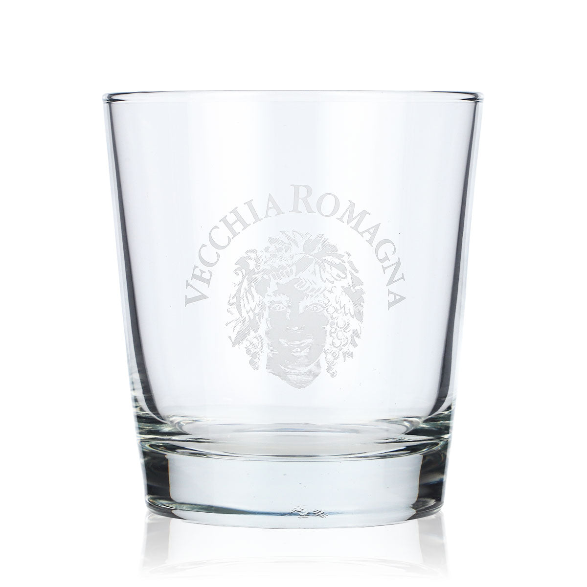Vecchia Romagna Cognac Glass Tumbler Glass 0.3l white logo