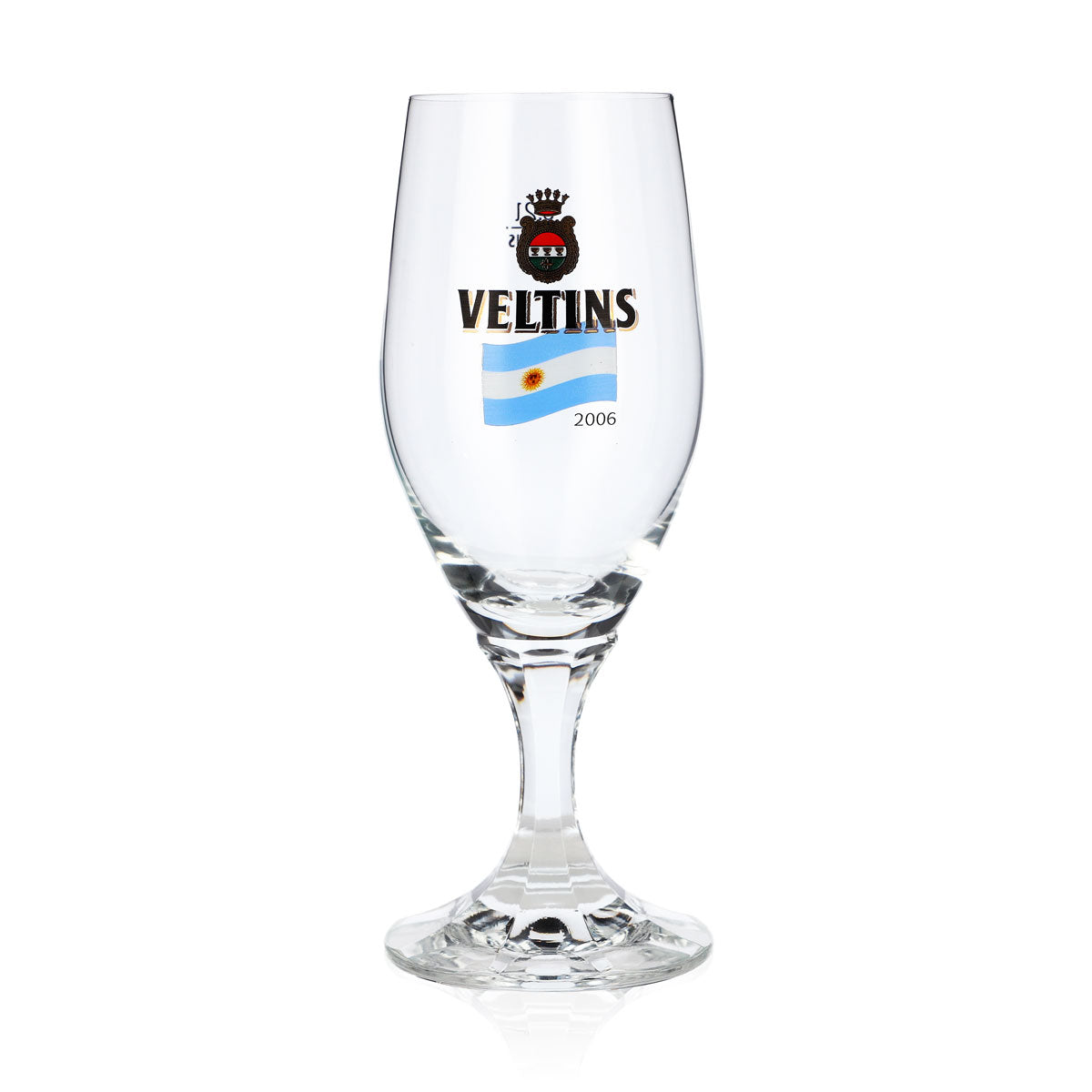 Veltins Beer Glass, 0.2 L, 2006 World Cup Argentina Special Edition Pint Glass