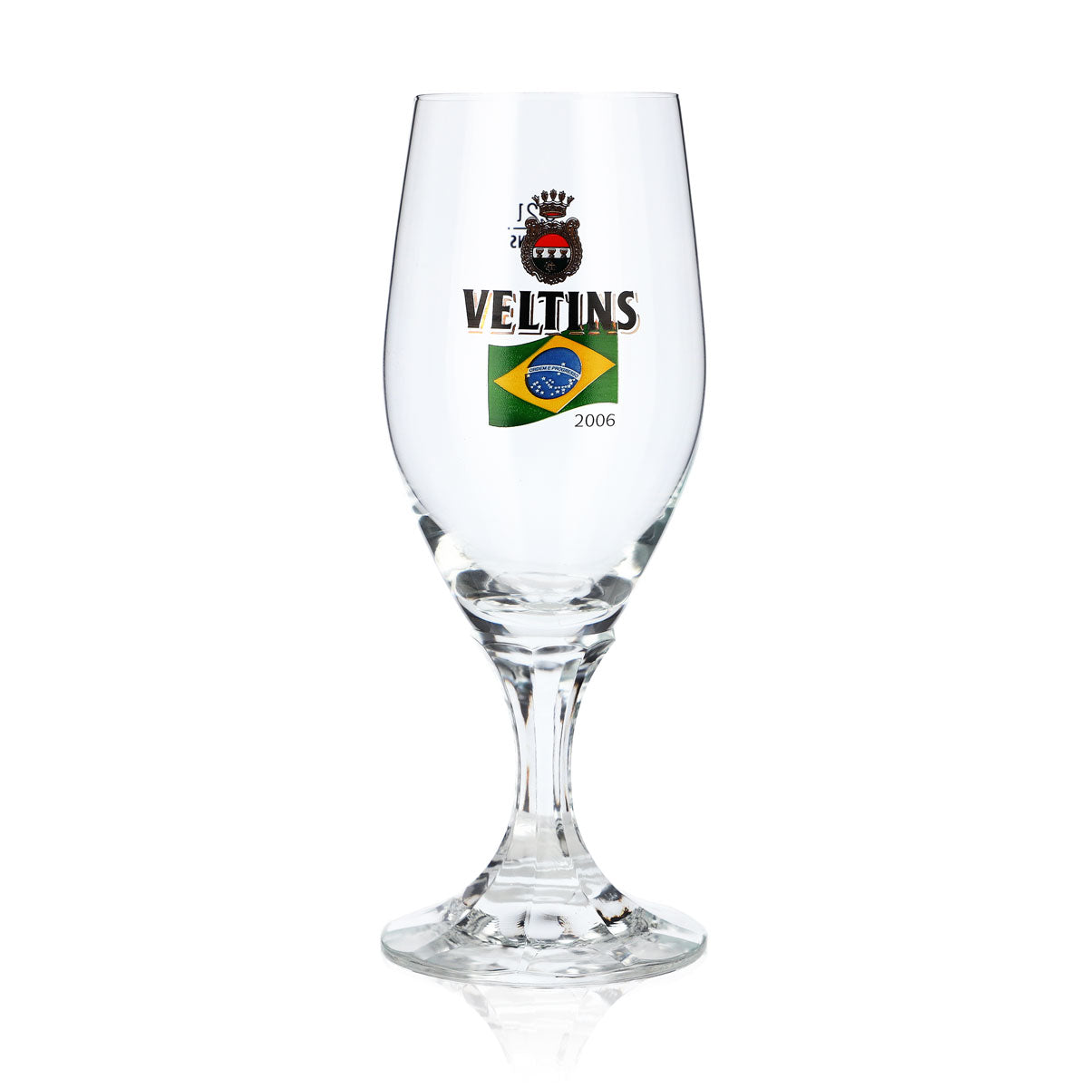 Veltins Beer Glass, 0.2 L, 2006 World Cup Brazil Special Edition Pint Glass