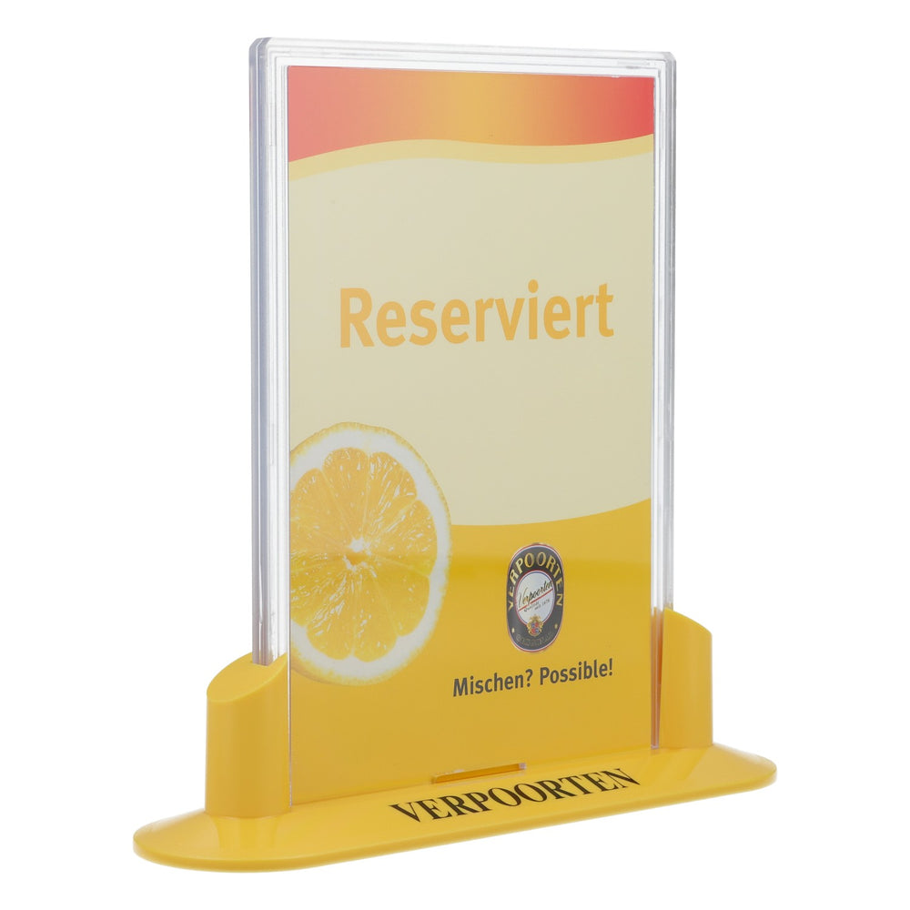 Verpoorten liqueur table display card holder Mission Possible