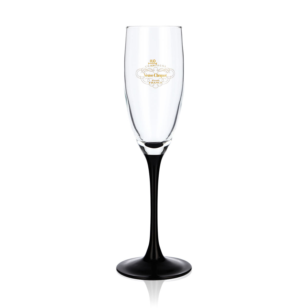 Veuve Clicquot Champagne Glass Special Edition 0.1L Flute Black Base