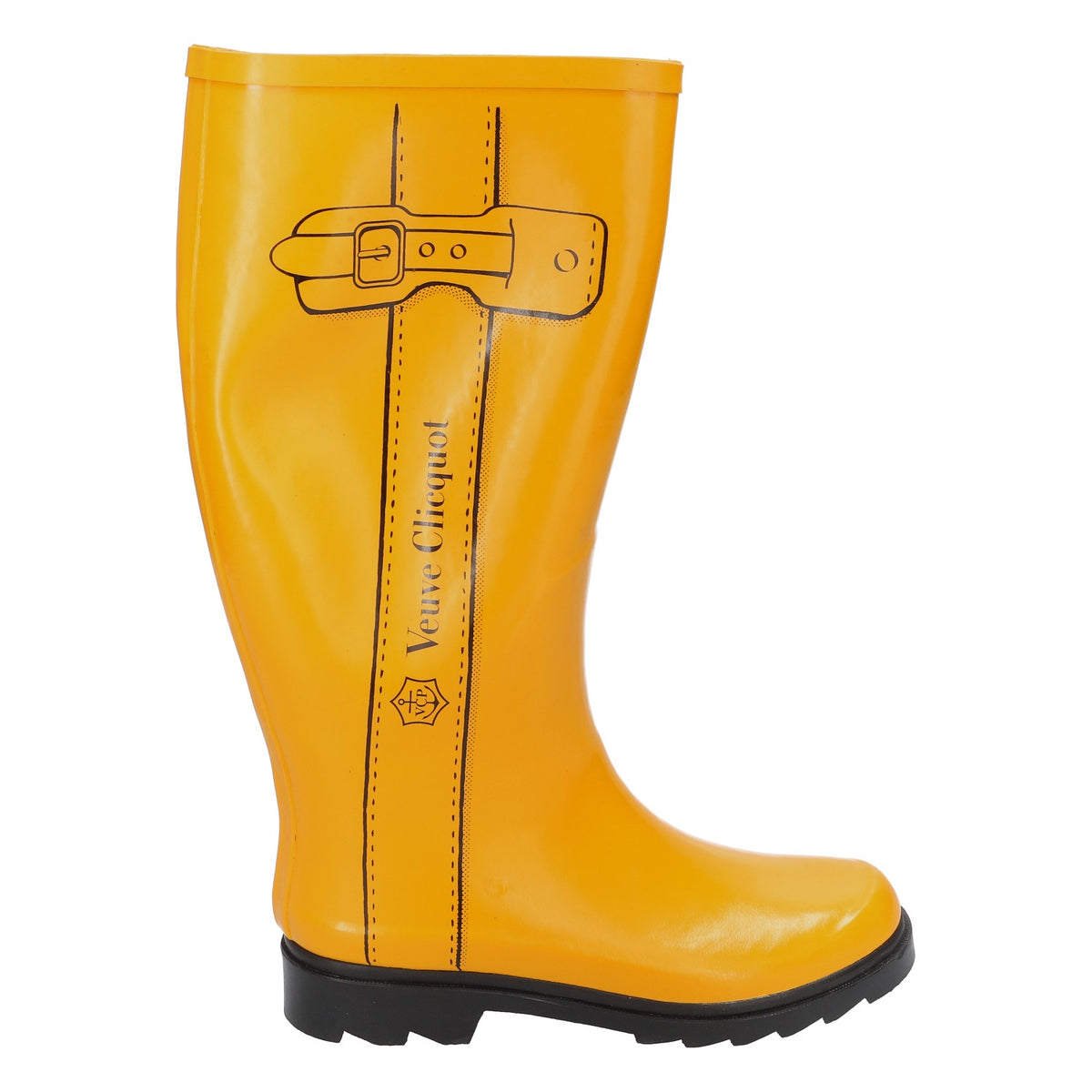 Veuve Clicquot Champagne Rubber Boots Yellow Label Rain Boots Size 36/37 – View 3