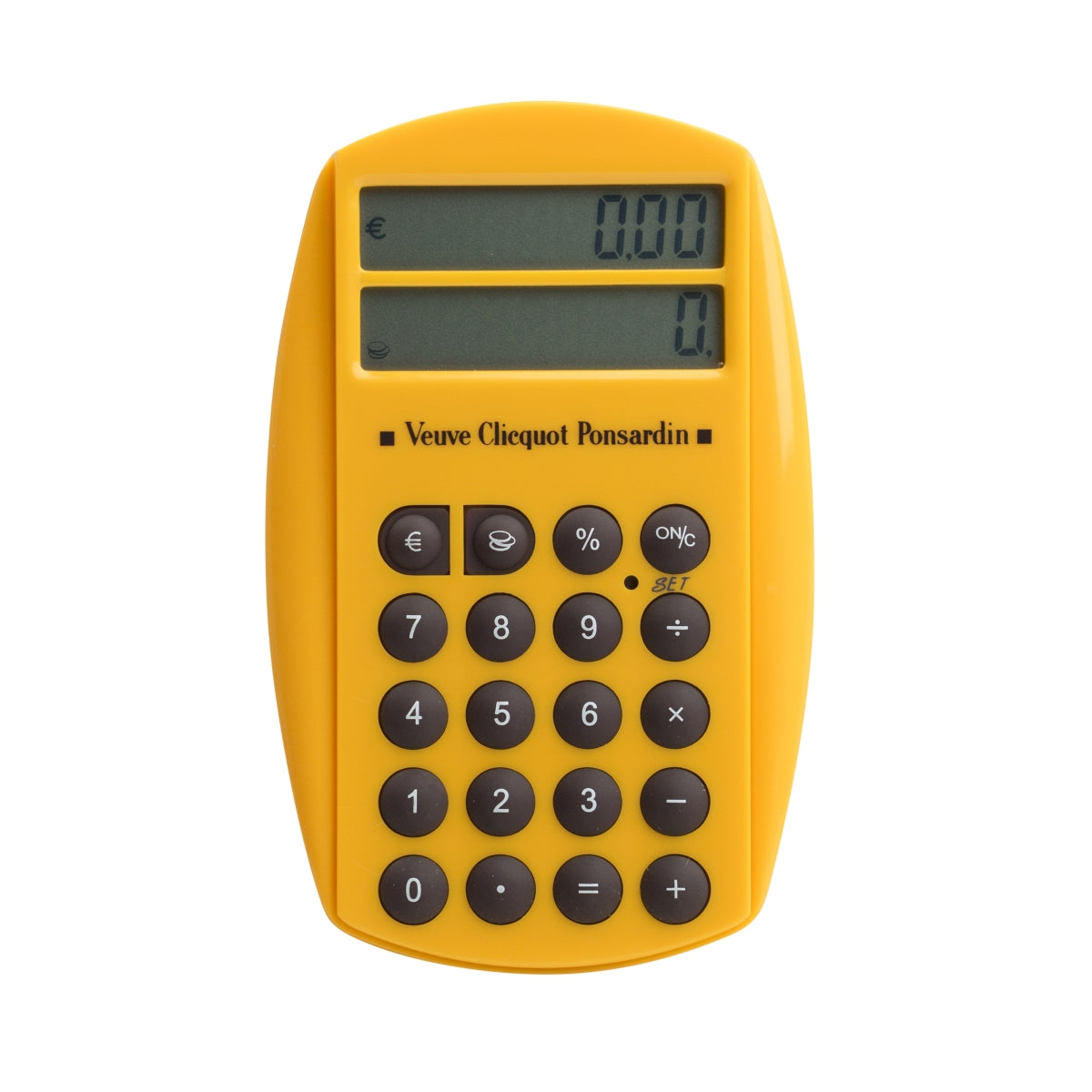 Veuve Clicquot Champagne Calculator Mini Orange Ponsardin Retro Collector