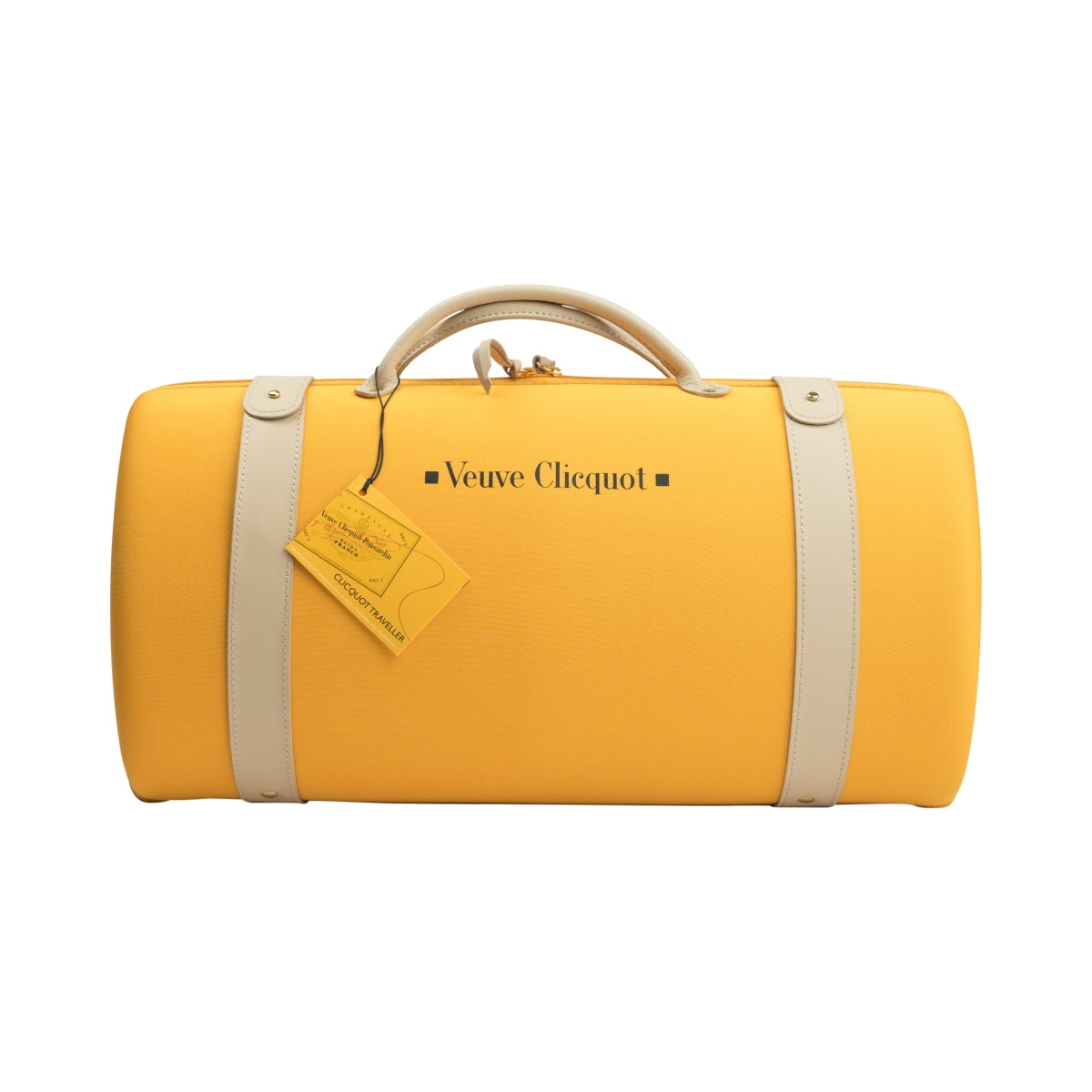 Veuve Cliquot Champagne Bag Traveler incl. 2 glasses Picnic Basket Set Orange – View 4