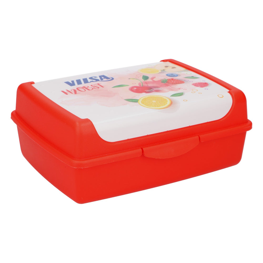 Vilsa H2Obst Tupperware Lunchbox, Red Snack Box, Lunch Box, Fruit Box