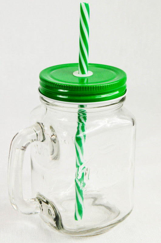 Volvic Water Glass Icetee Jar Glass Glasses Iceteekrug Green Design