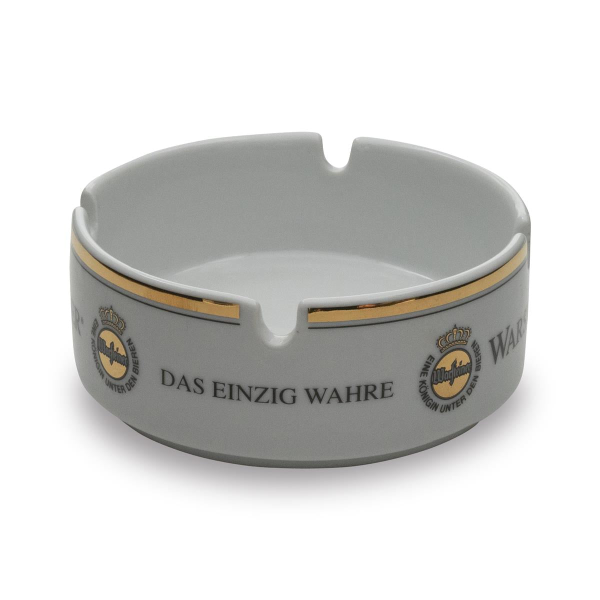 Warsteiner Ashtray Ceramic White Ø10cm Ashtray Pub Smoke Cigarette Smoke