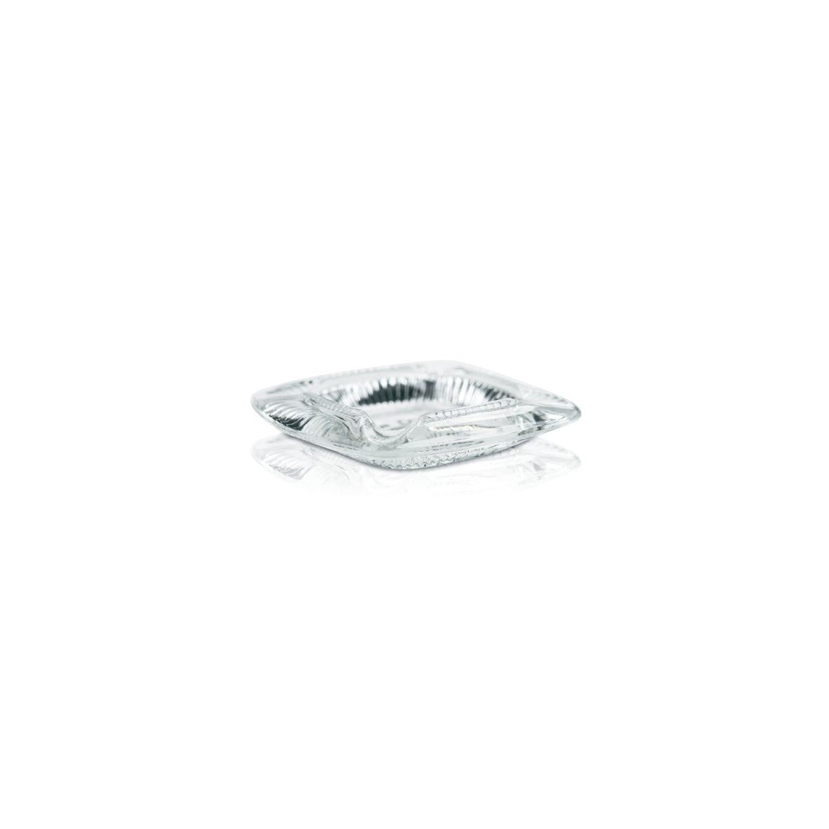 Warsteiner Beer Ashtray Glass Relief Design 12.5x12.5 Ashtray Table Cigarette – View 2