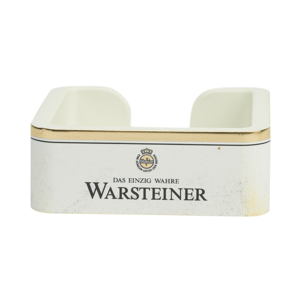 Warsteiner beer beer mat stand, square, 11 x 11 cm, holder, table, catering, menu, bar