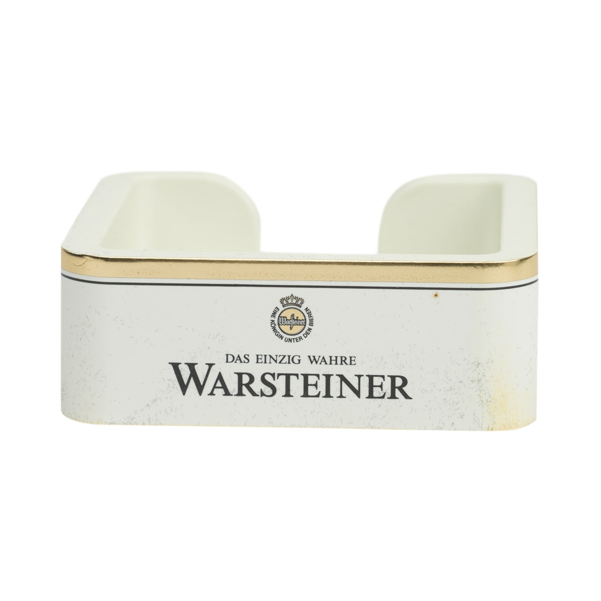 Warsteiner beer beer mat stand, square, 11 x 11 cm, holder, table, catering, menu, bar
