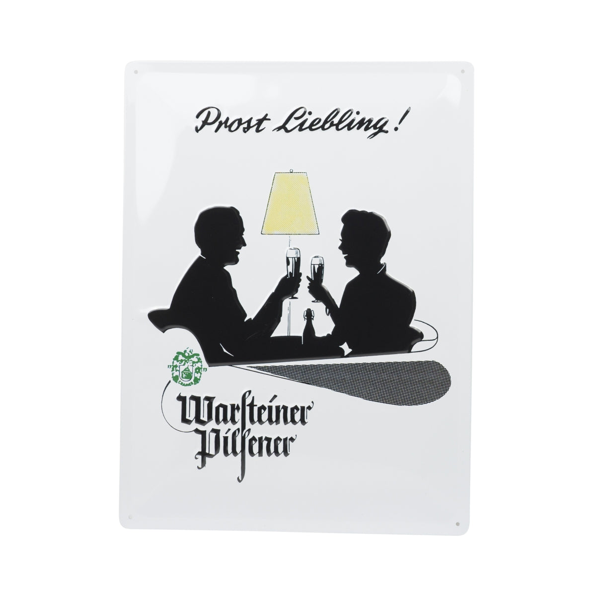 Warsteiner Beer Tin Sign 40x30 Cheers Darling Wall Sign Metal Retro