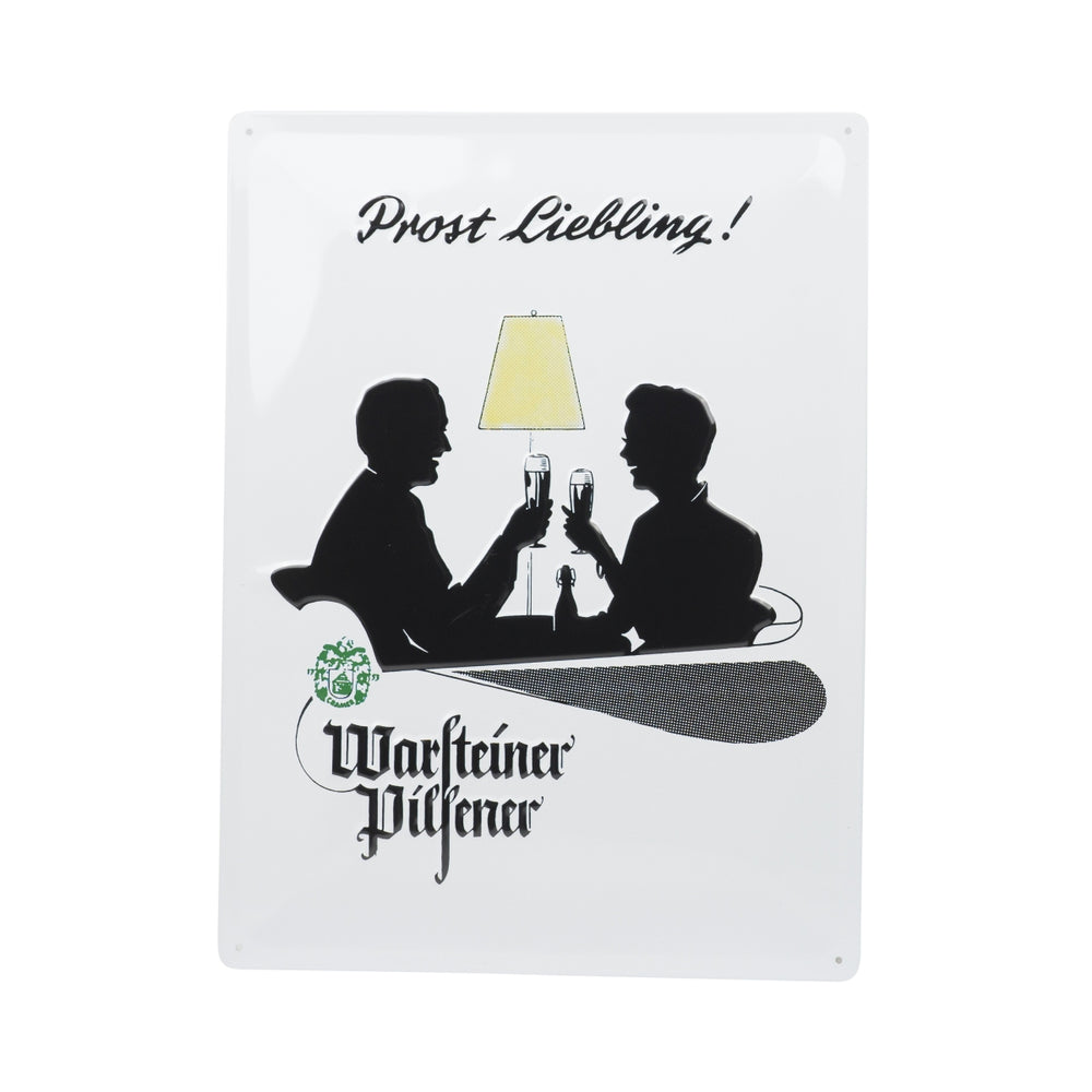 Warsteiner Beer Tin Sign 40x30 Cheers Darling Wall Sign Metal Retro