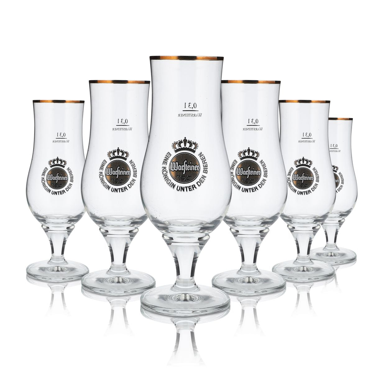Warsteiner Beer Bundle Bar Set I consisting of 6x goblets, 100x beer coasters, 1000x drip mats – View 2