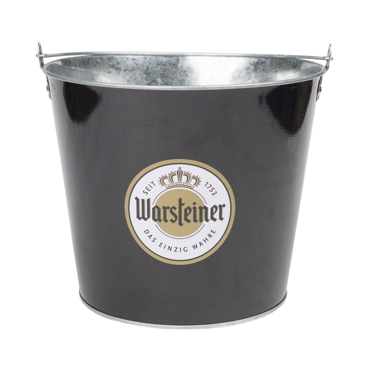 Warsteiner Beer Ice Bucket Metal Cooler Bottle Ice Box Ice Cube Container Beach